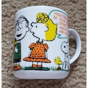 Peanuts Linus, Sally, Snoopy and Woodstock Mug